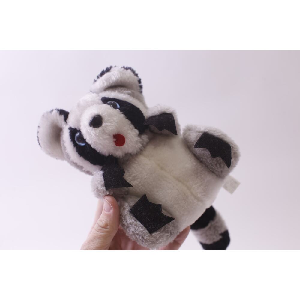 80s Pedigree, Raccoon, Basket Beanie, Small, Plush, Stuffed Animal, Soft Toy, ~